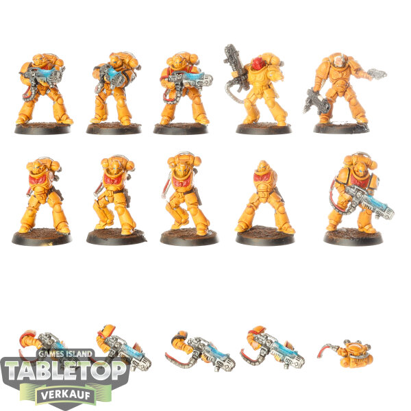 Imperial Fists - 10 x Hellblaster Squad - teilweise gebaut