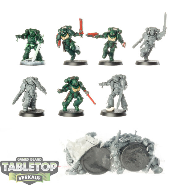 Dark Angels - 10 x Assault Intercessor Squad - teilweise gebaut