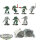 Dark Angels - 10 x Assault Intercessor Squad - teilweise gebaut