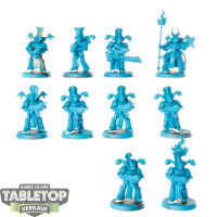 Thousand Sons - 10 x Rubric Marines - teilweise bemalt