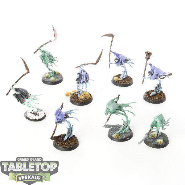 Nighthaunt - 8 Grimghast Reapers - bemalt