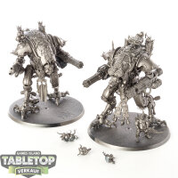 Chaos Knights - 2 War Dog Brigands - grundiert