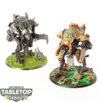 Chaos Knights - 2 War Dog Brigands - teilweise bemalt