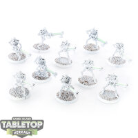 Necrons - 10 Necron Warriors klassisch - grundiert