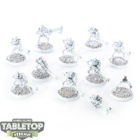 Necrons - 10 Necron Warriors klassisch - grundiert