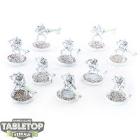 Necrons - 10 Necron Warriors klassisch - grundiert