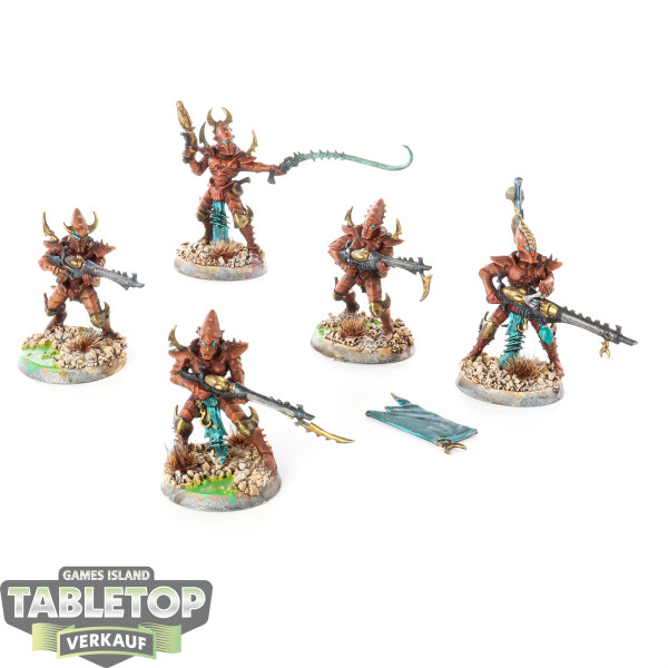 Drukhari - 5 Kabalite Warriors - bemalt