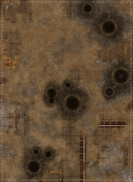 GameMat.eu - 44"x60" Inch Guide G-Mat: Fallout Zone