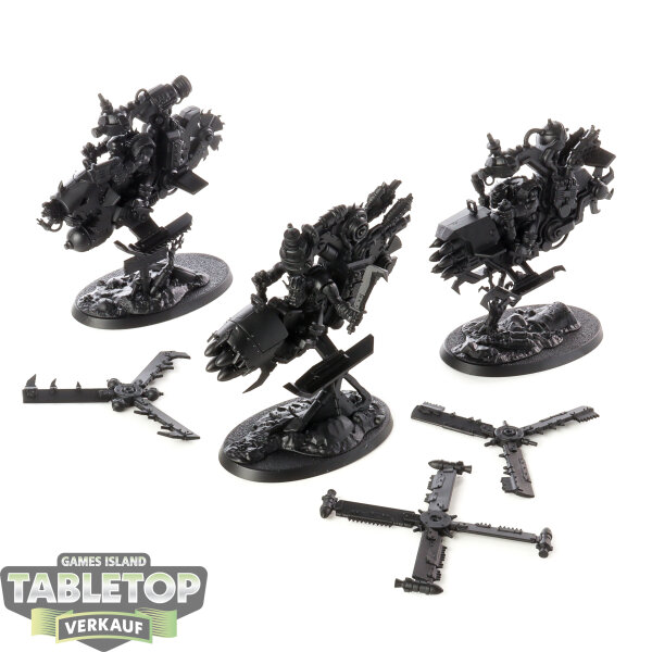 Orks - 3 Deffkoptas - grundiert