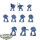 Ultramarines - 10 x Tactical Squad klassisch - teilweise bemalt