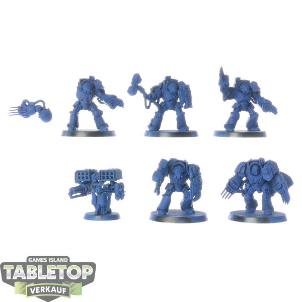 Space Marines - 5 x Terminator Assault Squad - grundiert