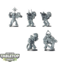 Chaos Space Marines - 5 x Havocs klassisch - unbemalt