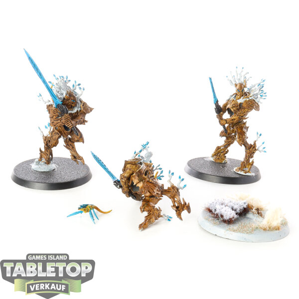 Sylvaneth - 3 Kurnoth Hunters - bemalt