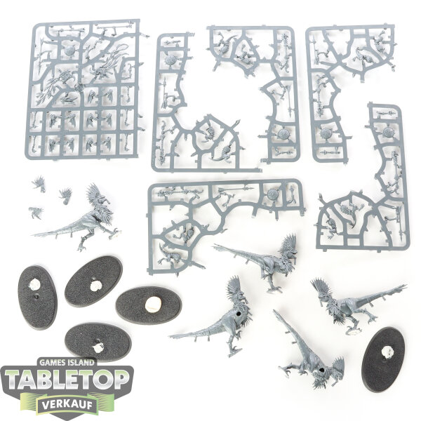 Seraphon - 5x Raptadon Hunters - teilweise gebaut