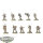 Astra Militarum - 10 Cadian Hardened Veterans with Shotguns - bemalt