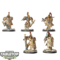 Adeptus Custodes - 5 Custodian Guard - bemalt