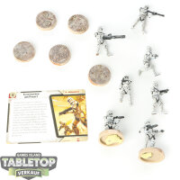 Galaktische Republik - 7 x Phase I Clone Troopers - bemalt