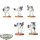 Horus Heresy - 5 World Eaters MKIV Space Marine Assault Squad - teilweise bemalt