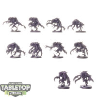 Tyraniden - 10 Genestealers - grundiert
