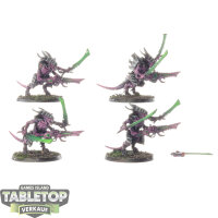 Tyraniden - 4 Tyranid Warriors - bemalt