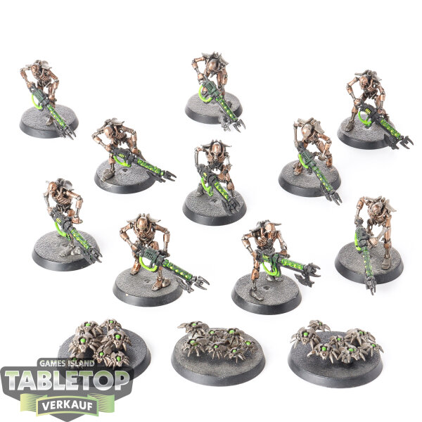 Necrons - 10 x Necron Warriors - bemalt