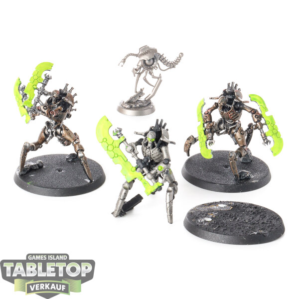 Necrons - 3x Skorpekh Destroyers - bemalt