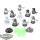 Necrons - 10x Necron Warriors - klassisch - teilweise bemalt