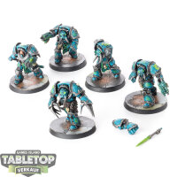 Chaos Space Marines - 5 Chaos Terminator Squad - bemalt
