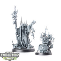 Orruk Warclans - Swampcalla Shaman with Pot-grot - unbemalt