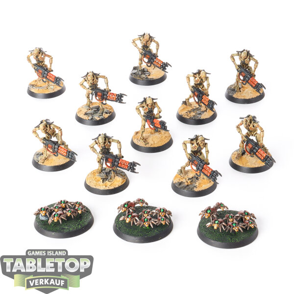 Necrons - 10 Necron Warriors - bemalt