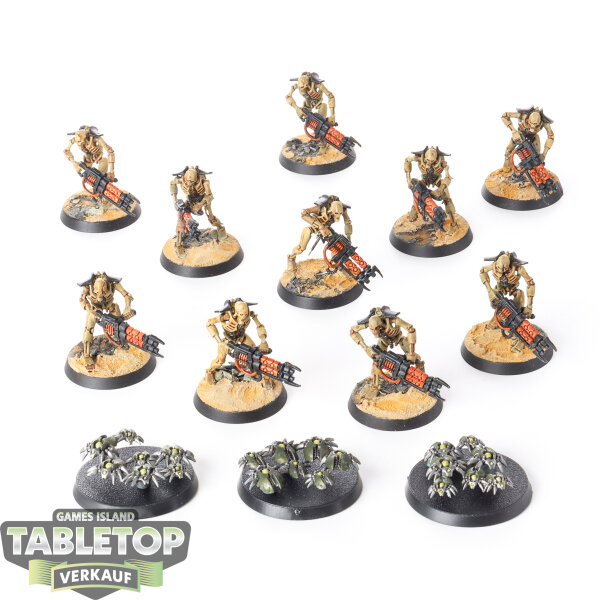 Necrons - 10 Necron Warriors - bemalt