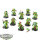 Space Wolves - 10 x Blood Claws klassisch - bemalt