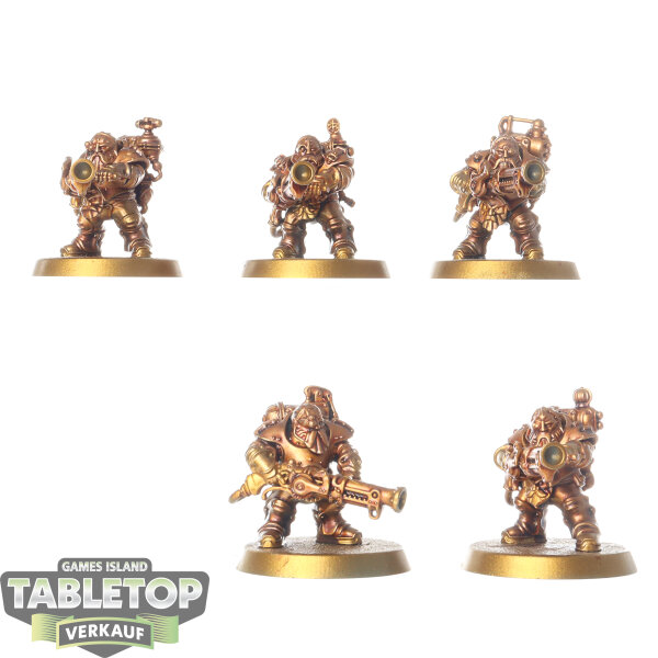 Kharadron Overlords - 5 Grundstok Thunderers - grundiert