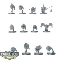 Gloomspite Gitz - 12 Squig Herd - unbemalt