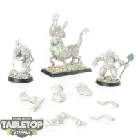 Kings of War - Abyssal Dwarf Halfbreed Lord - unbemalt