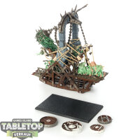 Skaven - Plague Priest on Plague Furnace - bemalt