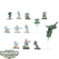 Tau Empire - 10 Pathfinder Team - teilweise bemalt