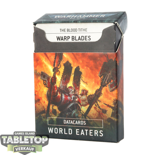 World Eaters - Data Cards  - englisch