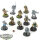 Astra Militarum - 11 x Cadian Shock Troops klassisch - teilweise bemalt
