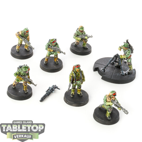 Rebellen - 7 x Rebel Veterans - bemalt