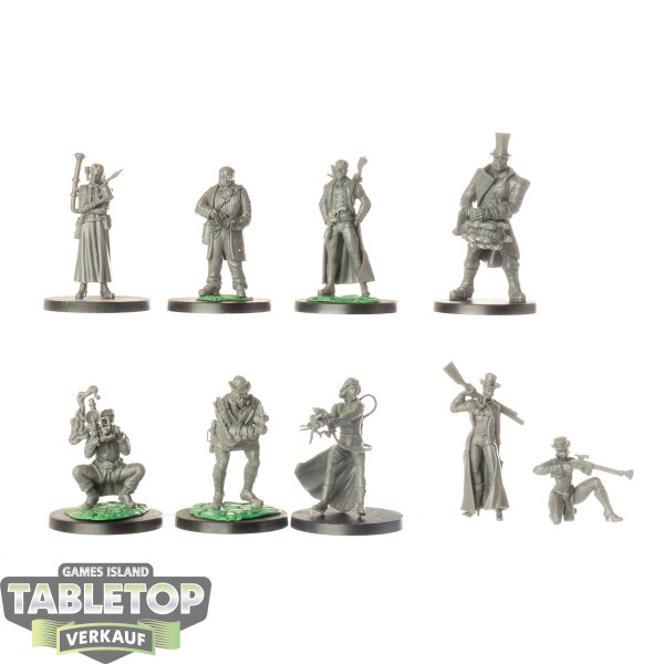 Miniaturen - 9 ECB Black Ops - teilweise bemalt