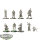 Miniaturen - 9 ECB Black Ops - teilweise bemalt