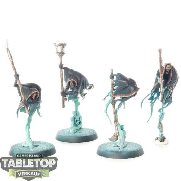Nighthaunt - 4 Grimghast Reapers - bemalt