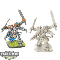 Runewars - 2 Runengolems - teilweise bemalt