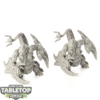 Runewars - 2 Spined Threshers - unbemalt