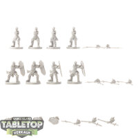 Runewars - 8 Spearmen - teilweise gebaut