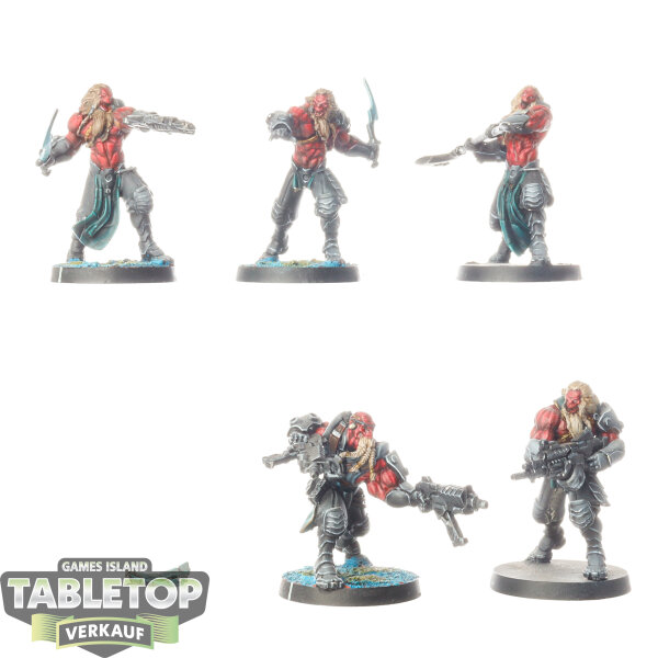 Infinity - 5 Daturazi Witch Soldiers - bemalt