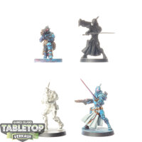 Infinity - 4 Magister Knights - teilweise bemalt