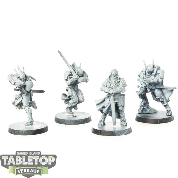 Infinity - 4 Teutonic Knights - grundiert