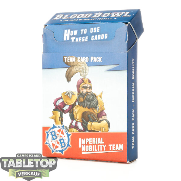 Blood Bowl - Imperial Nobility Card Pack - englisch